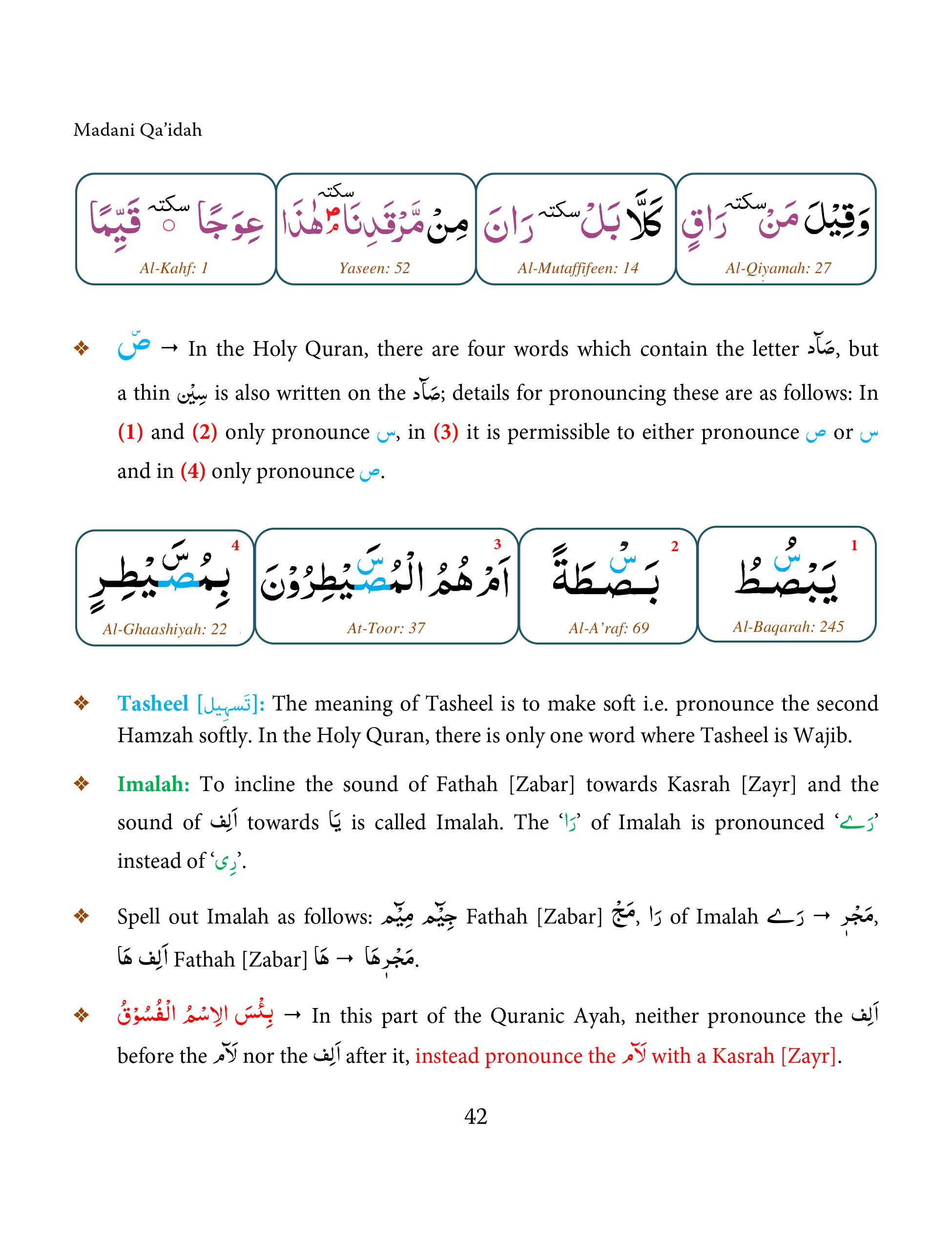 Madani Qaida Lesson 20