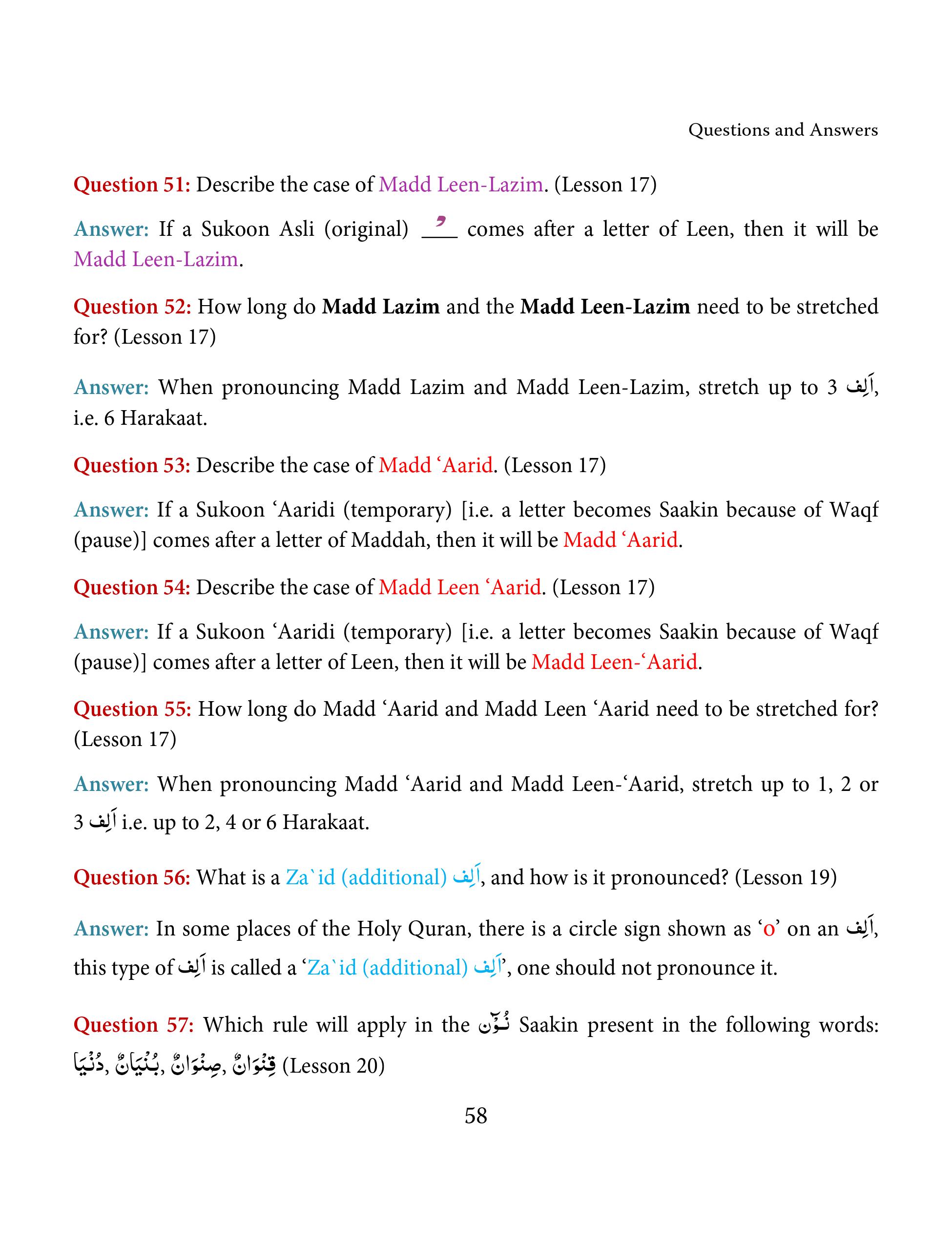 Madani Qaida Lesson 23